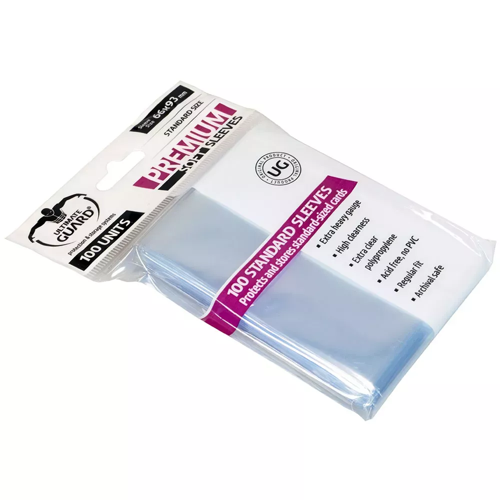 Протекторы Ultimate Guard Premium (100шт, 66х93 мм)